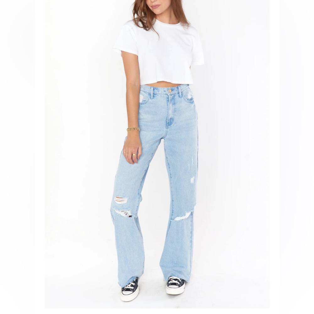 Show Me Your MUMU | 90s Straight Jeans, powder Blue size 29